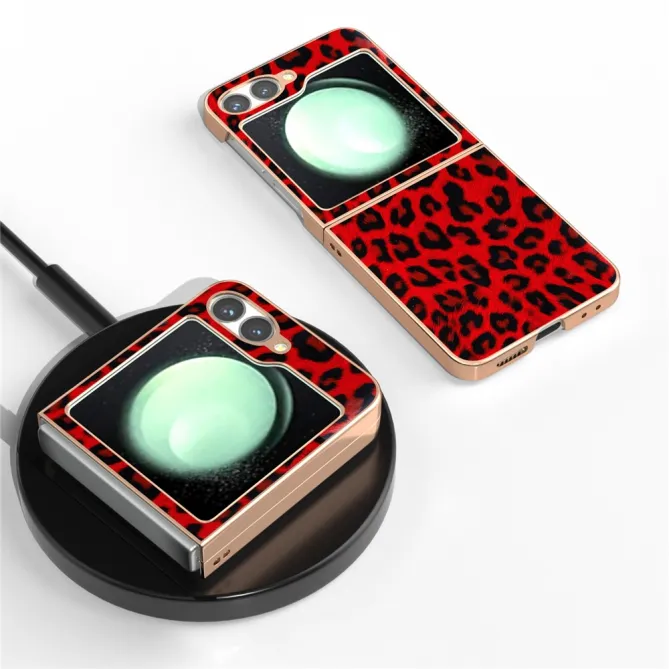 Coque Samsung Galaxy Z Flip 7 FE / Z Flip 6 Léopard