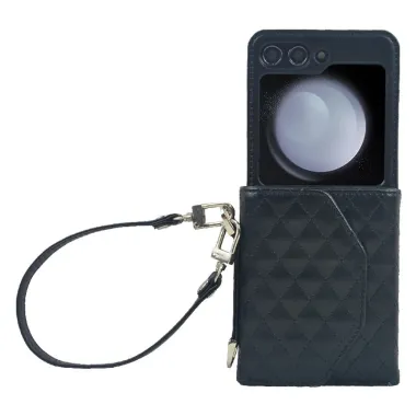 Coque Portefeuille Samsung Galaxy Z Flip 7 FE / Z Flip 6 Matelassee Losanges