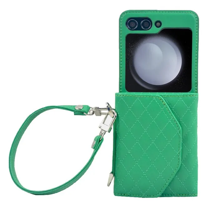 Coque Portefeuille Samsung Galaxy Z Flip 7 FE / Z Flip 6 Matelassee Losanges