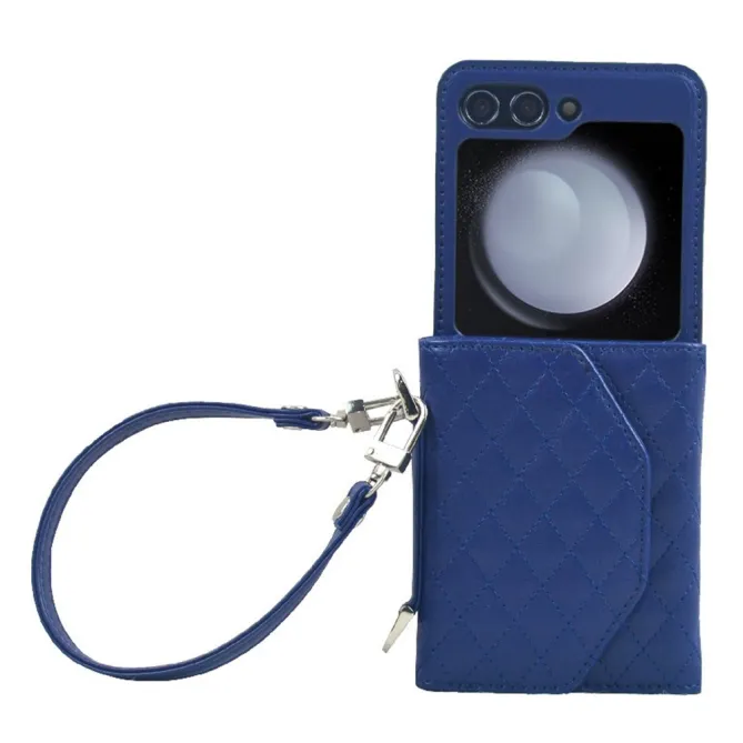 Coque Portefeuille Samsung Galaxy Z Flip 7 FE / Z Flip 6 Matelassee Losanges