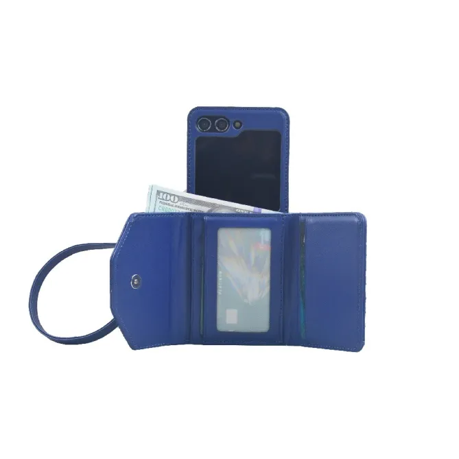 Coque Portefeuille Samsung Galaxy Z Flip 7 FE / Z Flip 6 Matelassee Losanges