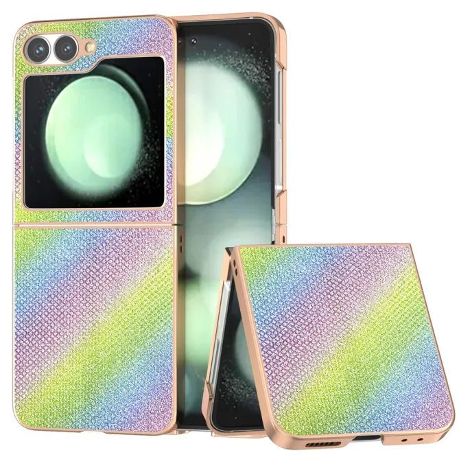 Coque Samsung Galaxy Z Flip 7 FE / Z Flip 6 Paillete Degrade Multicolore