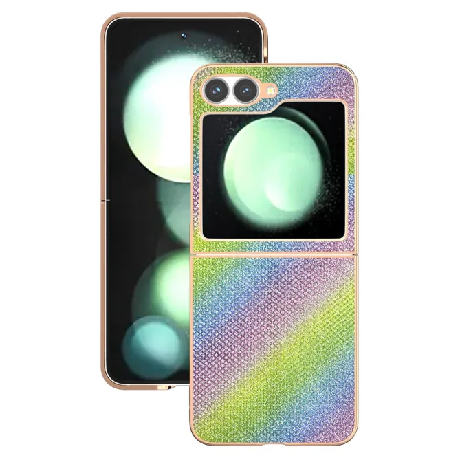 Coque Samsung Galaxy Z Flip 7 FE / Z Flip 6 Paillete Degrade Multicolore