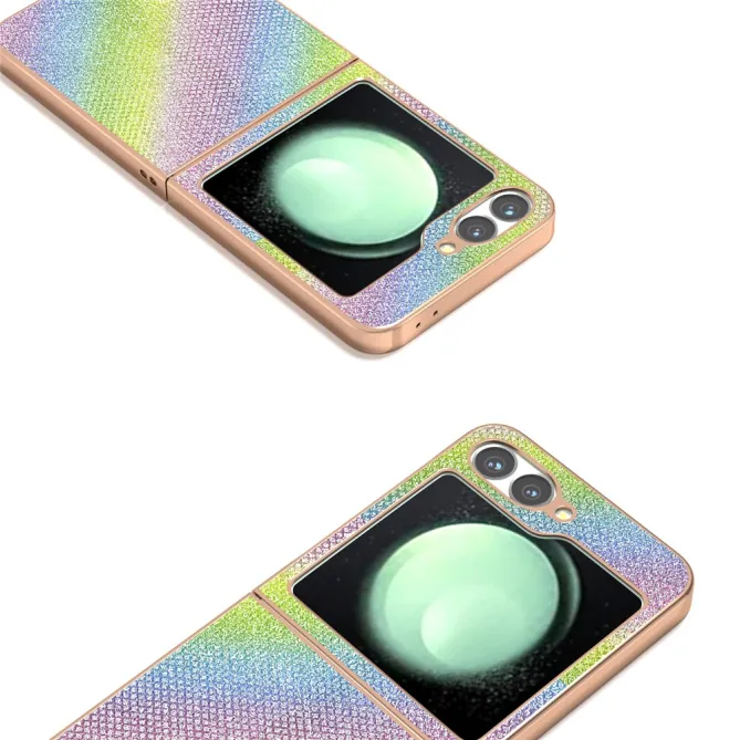 Coque Samsung Galaxy Z Flip 7 FE / Z Flip 6 Paillete Degrade Multicolore