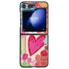 Coque Samsung Galaxy Z Flip 7 FE / Z Flip 6 Illustration Coeur Effet Peinture