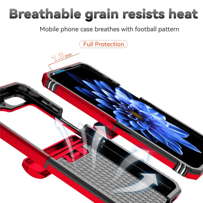 Coque Samsung Galaxy Z Flip 7 FE / Z Flip 6 Renforcée avec Anneau et Cache Caméra Coulissant
