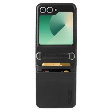 Coque Samsung Galaxy Z Flip 7 FE et Z Flip 6 Porte-Cartes avec Rabat Protecteur