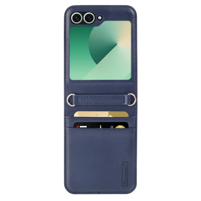 Coque Samsung Galaxy Z Flip 7 FE et Z Flip 6 Porte-Cartes avec Rabat Protecteur