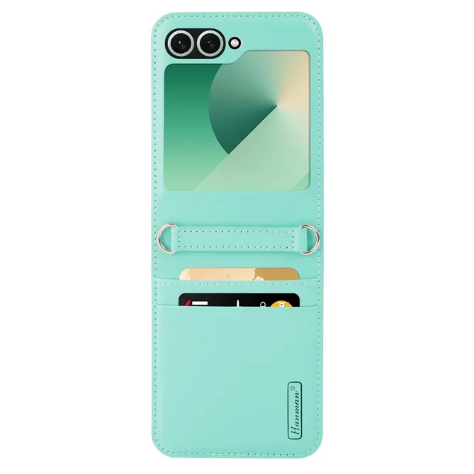 Coque Samsung Galaxy Z Flip 7 FE et Z Flip 6 Porte-Cartes avec Rabat Protecteur