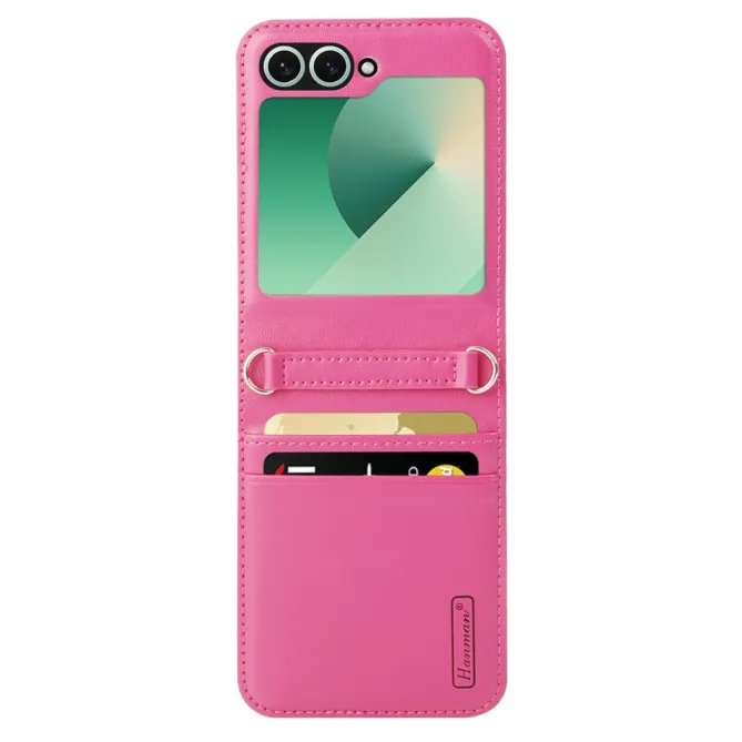 Coque Samsung Galaxy Z Flip 7 FE et Z Flip 6 Porte-Cartes avec Rabat Protecteur