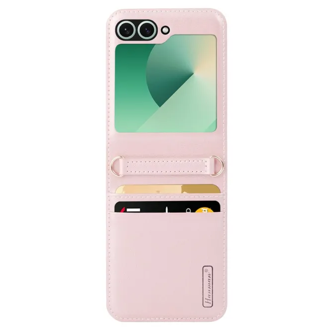Coque Samsung Galaxy Z Flip 7 FE et Z Flip 6 Porte-Cartes avec Rabat Protecteur