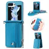 Coque Samsung Galaxy Z Flip 7 FE et Z Flip 6 Portefeuille Bandoulière