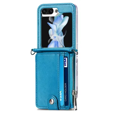 Coque Samsung Galaxy Z Flip 7 FE et Z Flip 6 Portefeuille Bandoulière