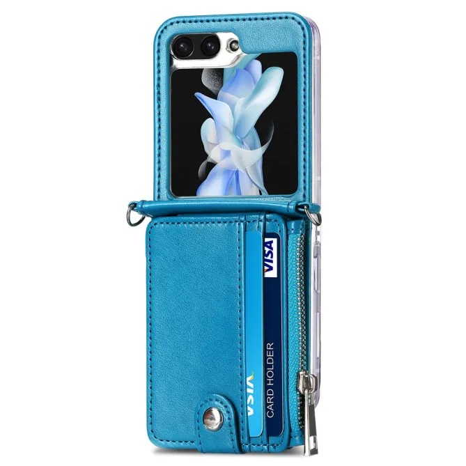 Coque Samsung Galaxy Z Flip 7 FE et Z Flip 6 Portefeuille Bandoulière