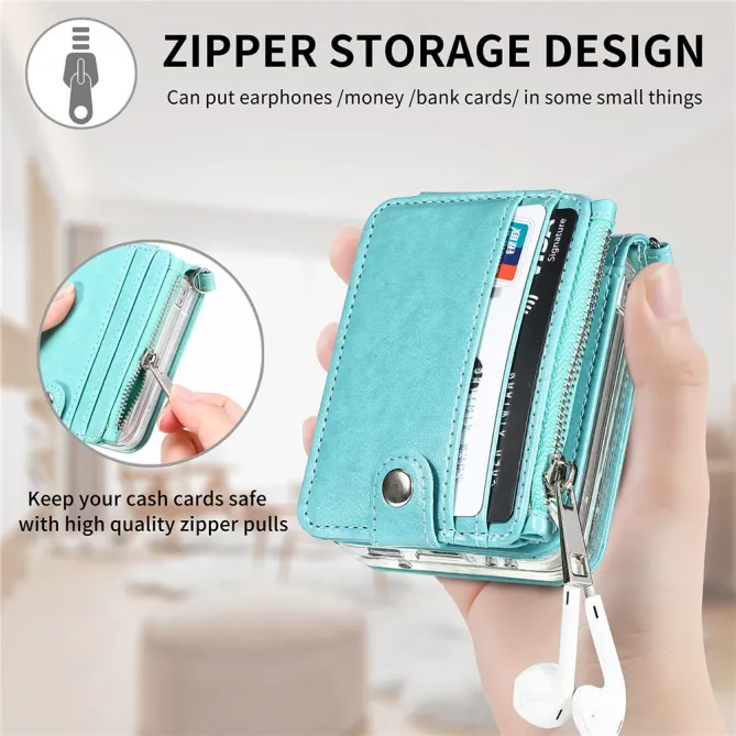 Coque Samsung Galaxy Z Flip 7 FE et Z Flip 6 Portefeuille Bandoulière