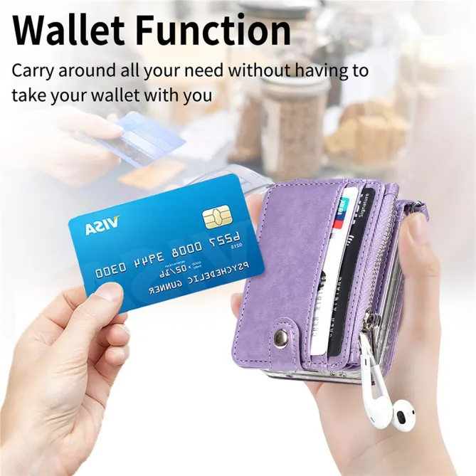 Coque Samsung Galaxy Z Flip 7 FE et Z Flip 6 Portefeuille Bandoulière