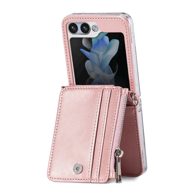 Coque Samsung Galaxy Z Flip 7 FE et Z Flip 6 Portefeuille Bandoulière