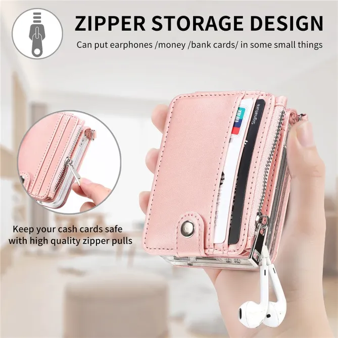 Coque Samsung Galaxy Z Flip 7 FE et Z Flip 6 Portefeuille Bandoulière