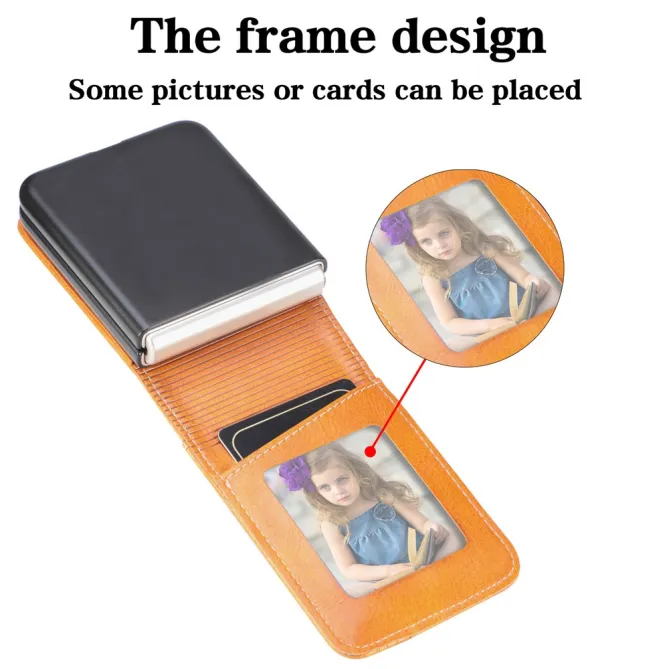 Coque Samsung Galaxy Z Flip 7 FE et Z Flip 6 Multi Porte-Cartes Photo