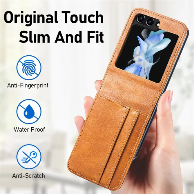 Coque Samsung Galaxy Z Flip 7 FE et Z Flip 6 Multi Porte-Cartes Photo