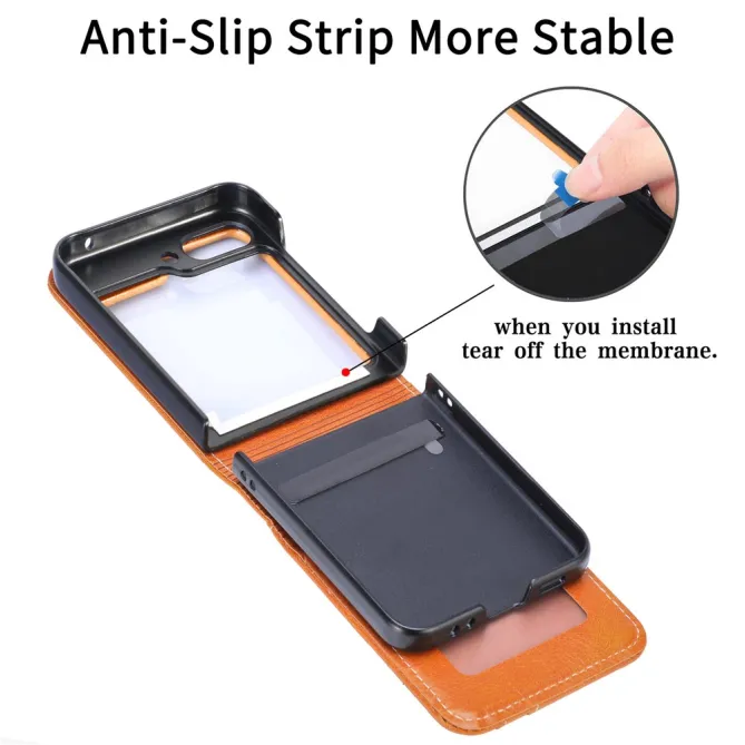 Coque Samsung Galaxy Z Flip 7 FE et Z Flip 6 Multi Porte-Cartes Photo