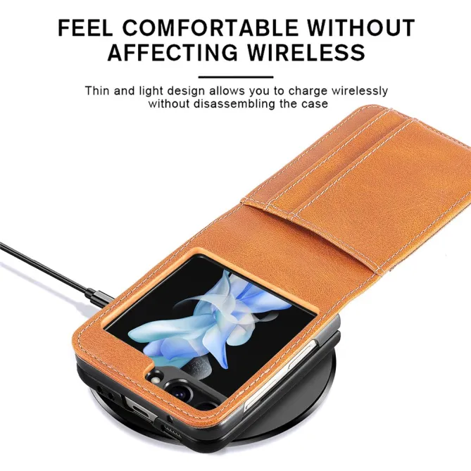 Coque Samsung Galaxy Z Flip 7 FE et Z Flip 6 Multi Porte-Cartes Photo