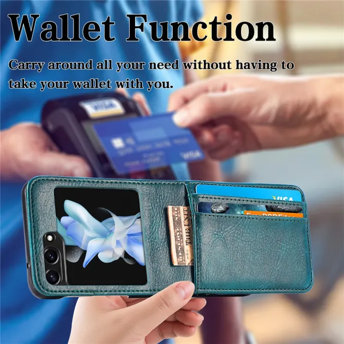 Coque Samsung Galaxy Z Flip 7 FE et Z Flip 6 Multi Porte-Cartes Photo
