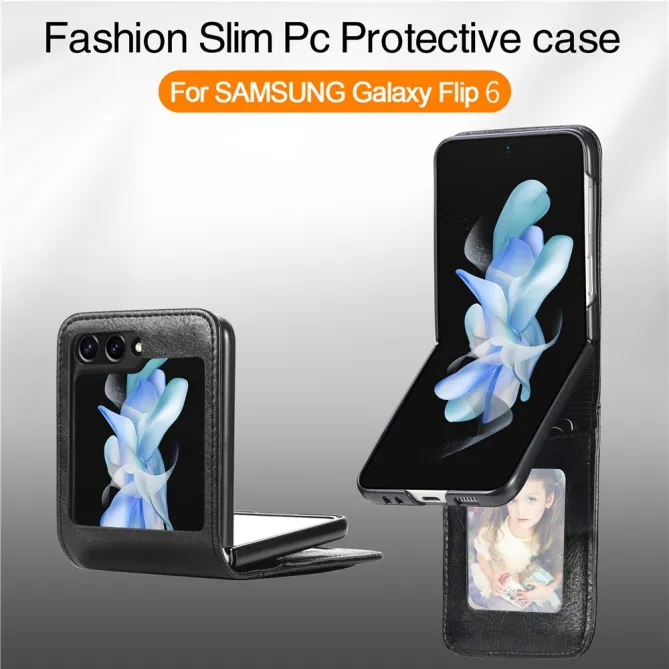 Coque Samsung Galaxy Z Flip 7 FE et Z Flip 6 Multi Porte-Cartes Photo