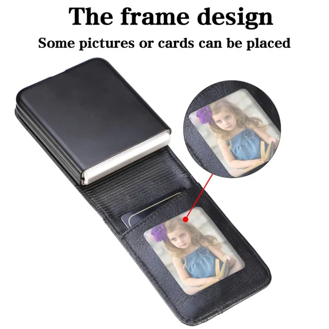 Coque Samsung Galaxy Z Flip 7 FE et Z Flip 6 Multi Porte-Cartes Photo