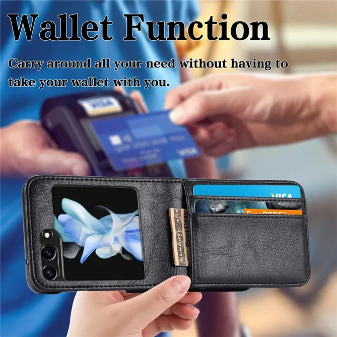 Coque Samsung Galaxy Z Flip 7 FE et Z Flip 6 Multi Porte-Cartes Photo