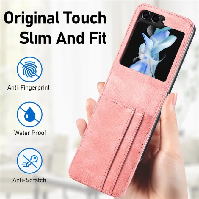 Coque Samsung Galaxy Z Flip 7 FE et Z Flip 6 Multi Porte-Cartes Photo