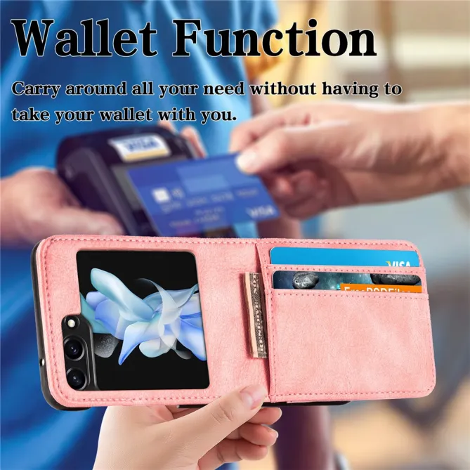 Coque Samsung Galaxy Z Flip 7 FE et Z Flip 6 Multi Porte-Cartes Photo