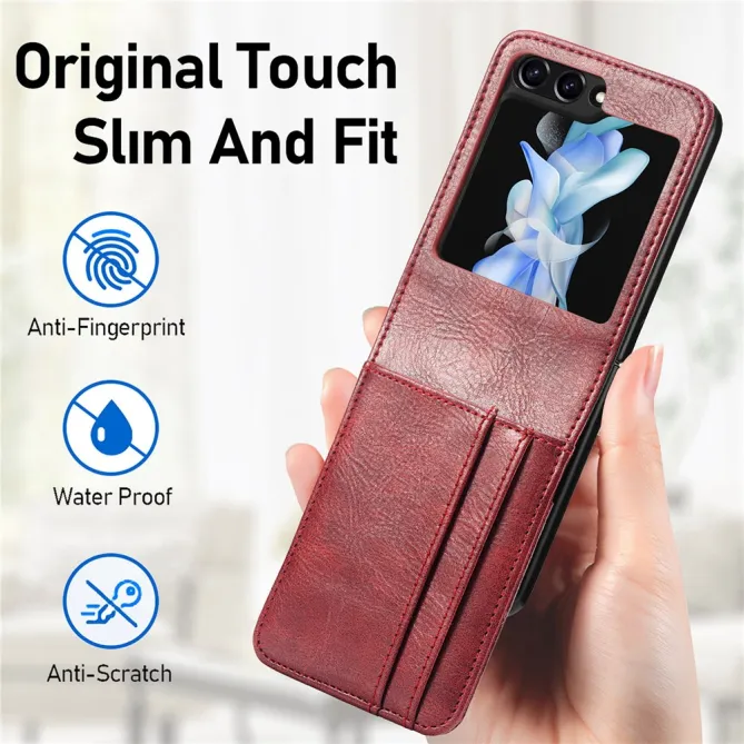 Coque Samsung Galaxy Z Flip 7 FE et Z Flip 6 Multi Porte-Cartes Photo