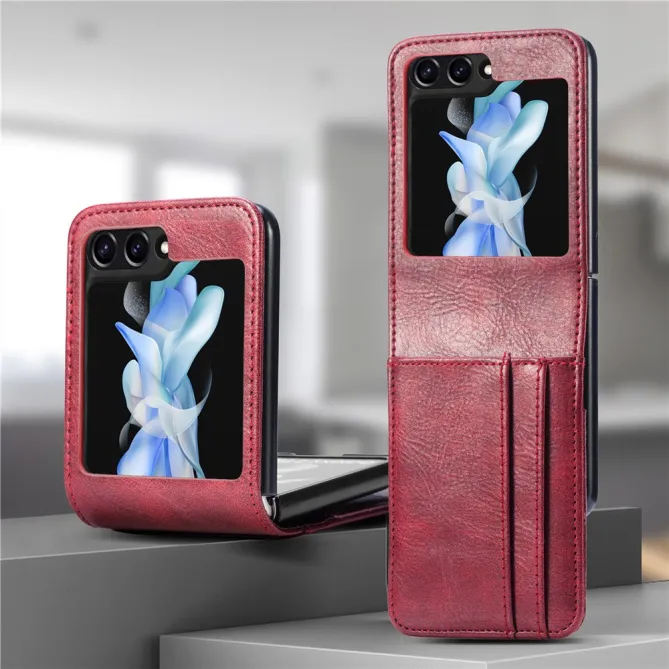 Coque Samsung Galaxy Z Flip 7 FE et Z Flip 6 Multi Porte-Cartes Photo