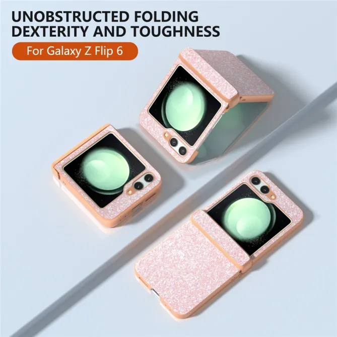 Coque Samsung Galaxy Z Flip 7 FE et Z Flip 6 Effet Scintillant