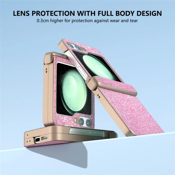 Coque Samsung Galaxy Z Flip 7 FE et Z Flip 6 Effet Scintillant