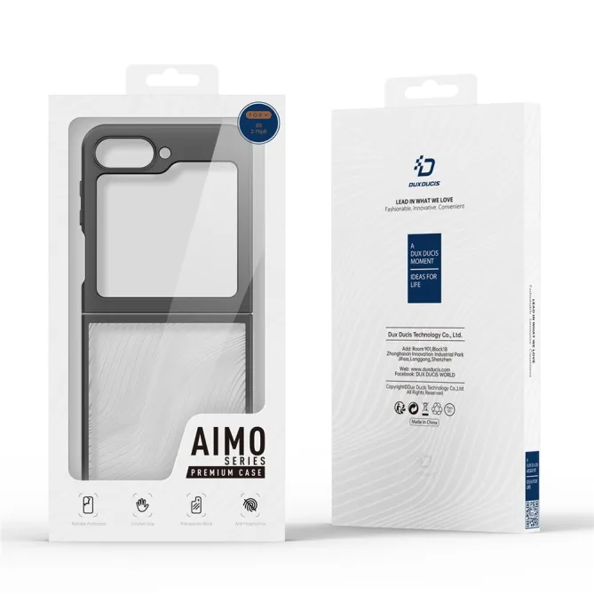 Coque Samsung Galaxy Z Flip7 FE / Z Flip6 Aimo Transparent