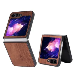 Coque Samsung Galaxy Z Flip7 FE / Z Flip6 AZNS Style Cuir