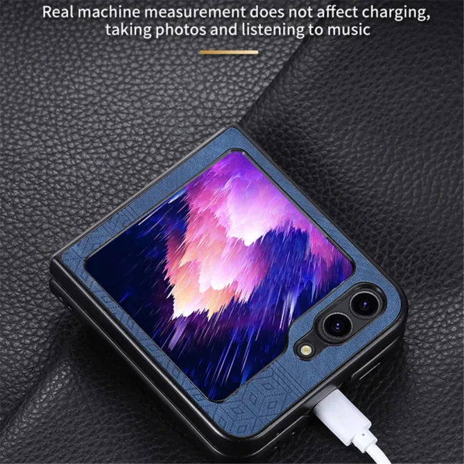 Coque Samsung Galaxy Z Flip7 FE / Z Flip6 AZNS Style Cuir