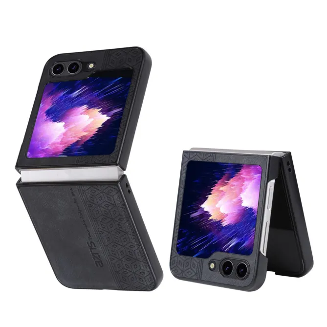 Coque Samsung Galaxy Z Flip7 FE / Z Flip6 AZNS Style Cuir