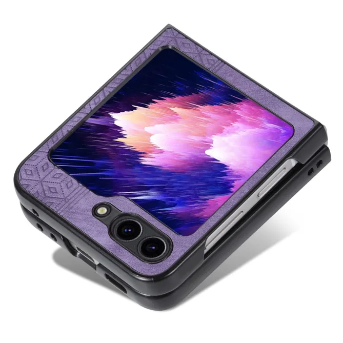 Coque Samsung Galaxy Z Flip7 FE / Z Flip6 AZNS Style Cuir
