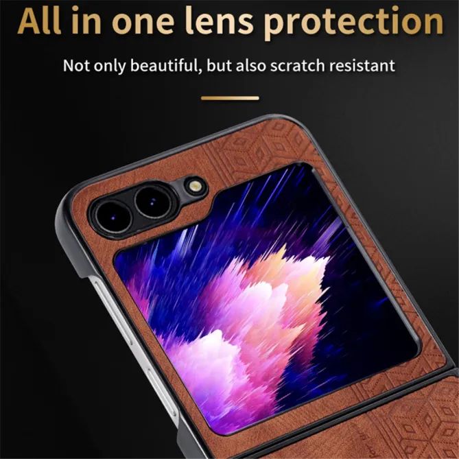 Coque Samsung Galaxy Z Flip7 FE / Z Flip6 AZNS Style Cuir
