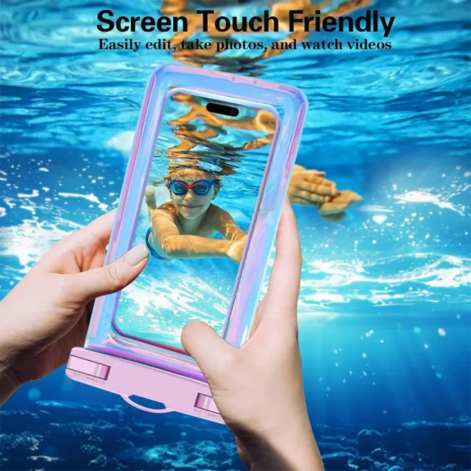 Pochette Étanche pour Natation et Plongée - IPX8, Compatible Écran Tactile