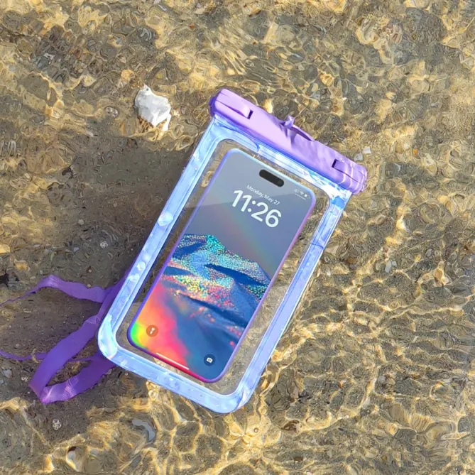 Pochette Étanche pour Natation et Plongée - IPX8, Compatible Écran Tactile