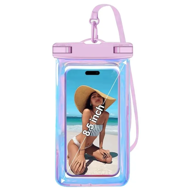Pochette Étanche pour Natation et Plongée - IPX8, Compatible Écran Tactile
