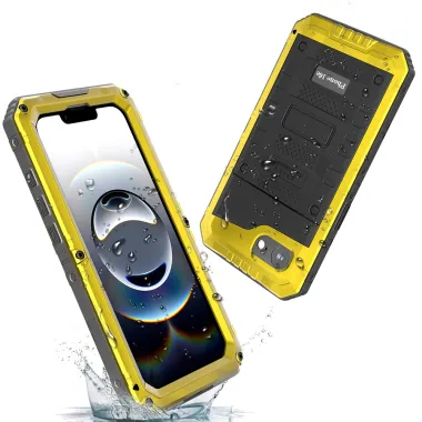 Coque iPhone 17e et 16e Métal Silicone IP68 Étanche