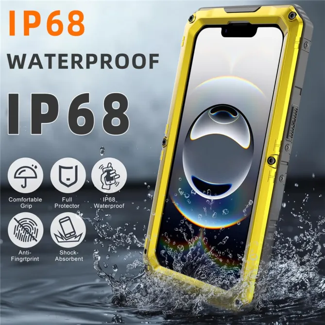 Coque iPhone 17e et 16e Métal Silicone IP68 Étanche
