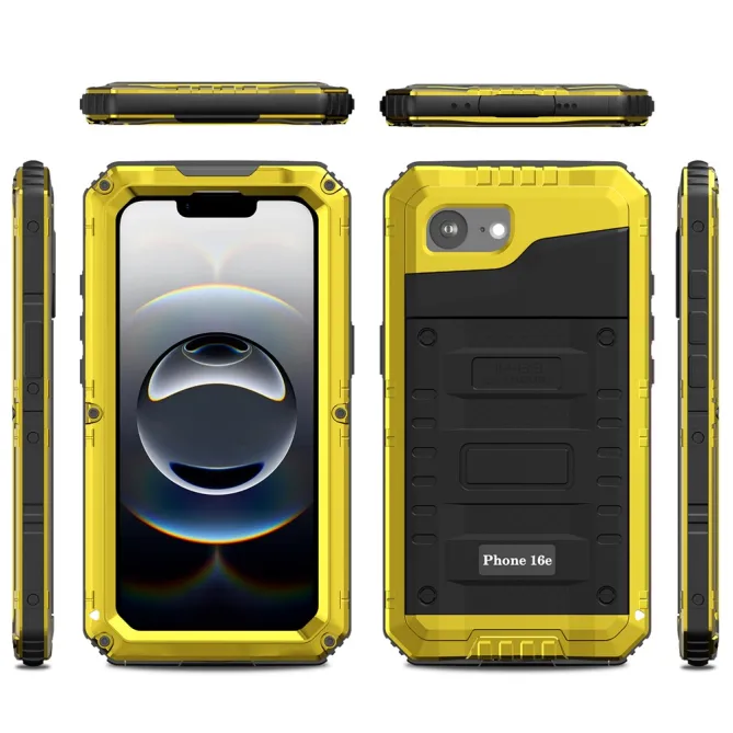 Coque iPhone 17e et 16e Métal Silicone IP68 Étanche