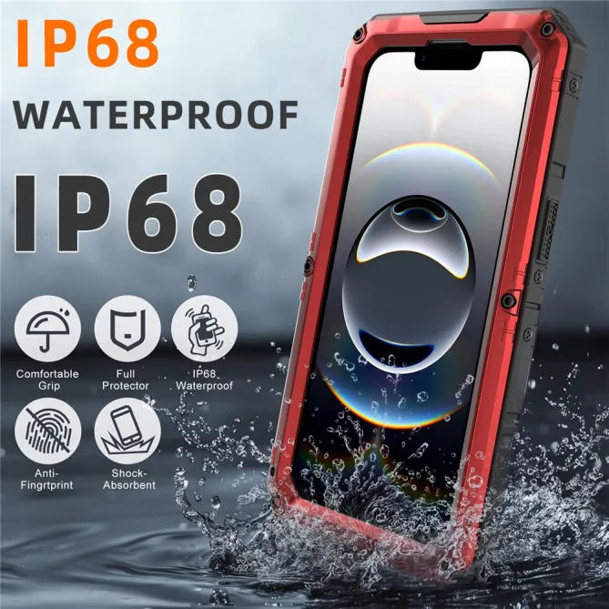 Coque iPhone 17e et 16e Métal Silicone IP68 Étanche