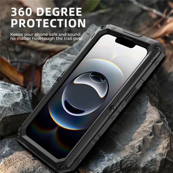 Coque iPhone 17e et 16e Métal Silicone IP68 Étanche